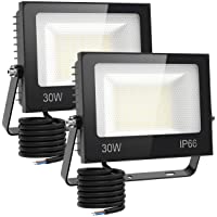 Olafus 30W Focos LED Exterior- 3000 Lumen IP66 Impermeable- Foco LED Exterior Blanco Frío 6000K- Floodlight LED 30W…